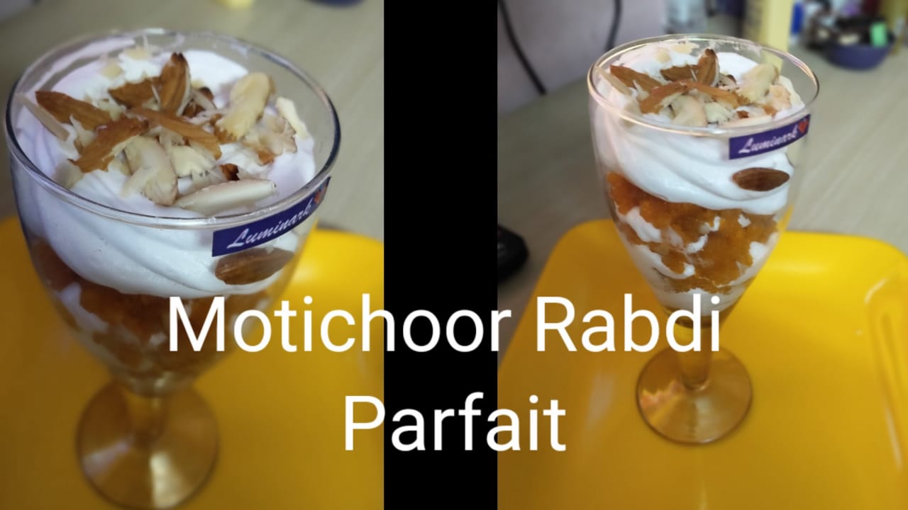 Motichoor Rabdi Parfait